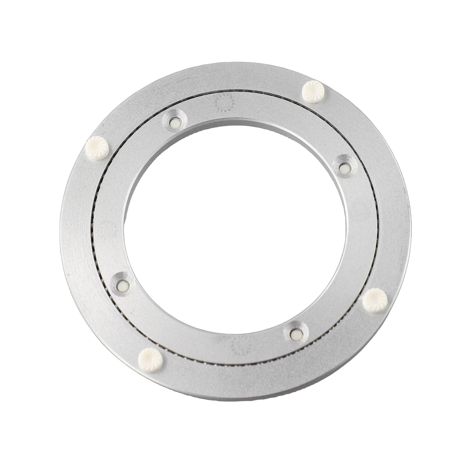1Pcs 5-24inch Heavy Aluminium Rotating Bearing Turntable Round Swivel-Plate Fixed Smooth Easy Setup Turn Table Base Hardware