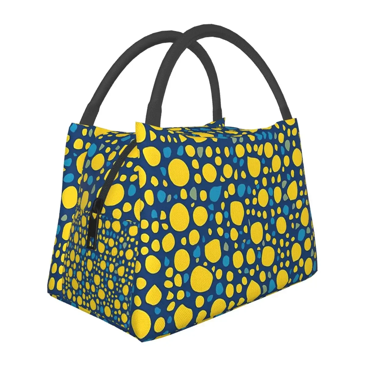 

Japanese Artist Yayoi Kusama Lunch Bags Insulated Bento Box Resuable Lunch Tote Picnic Bags Thermal Bag for Woman Girl Offic