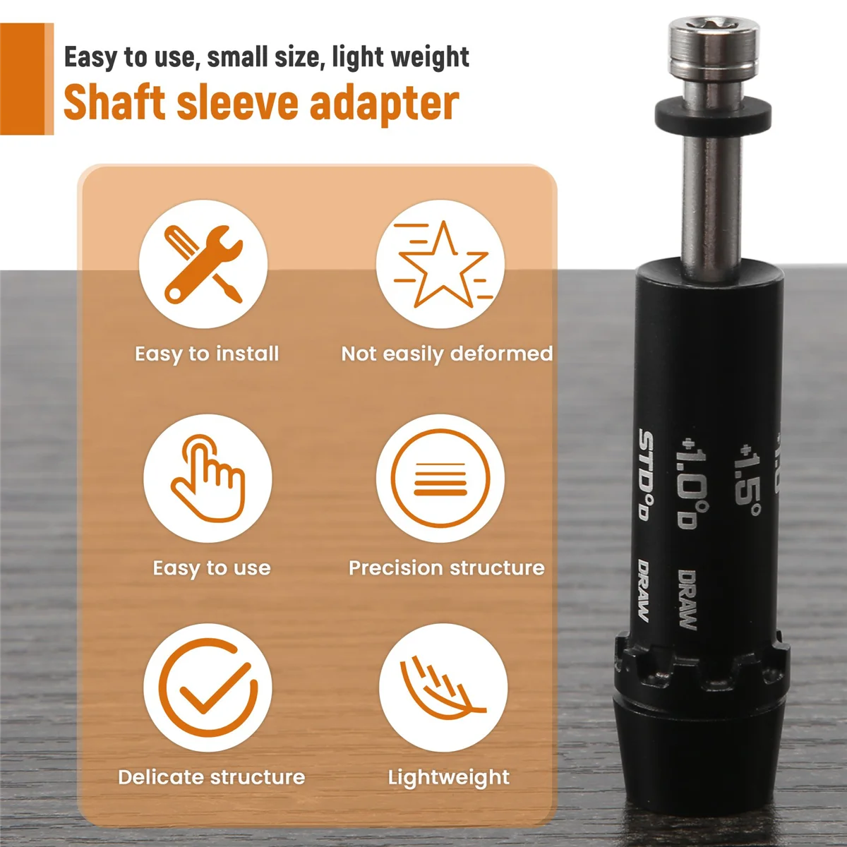 ACKOR .335 Golf Shaft Adapter Sleeve No.1 Driver Adapter Sleeve for Cobra Radspeed Speedzone