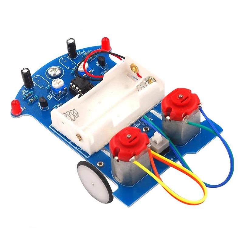 D2-5 DIY Kit Intelligent Tracking Line Car Suite DC Motor Electronic Production Assembly Smart Car Patrol Automobile Parts New