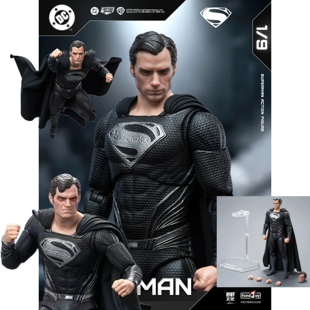 

FondJoy Черный Супермен Фигурка Темный герой Супермен Игрушки Кларк Модель Передвижная кукла Фанаты постоянного тока Коллекция Лиги Справедливости