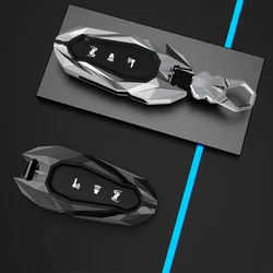 Zinc Alloy Car Key Case Smart Remote Control Fob Cover For Honda Airblade 125 C125 Super Cub Scooter Vario 150 PCX Forza 300