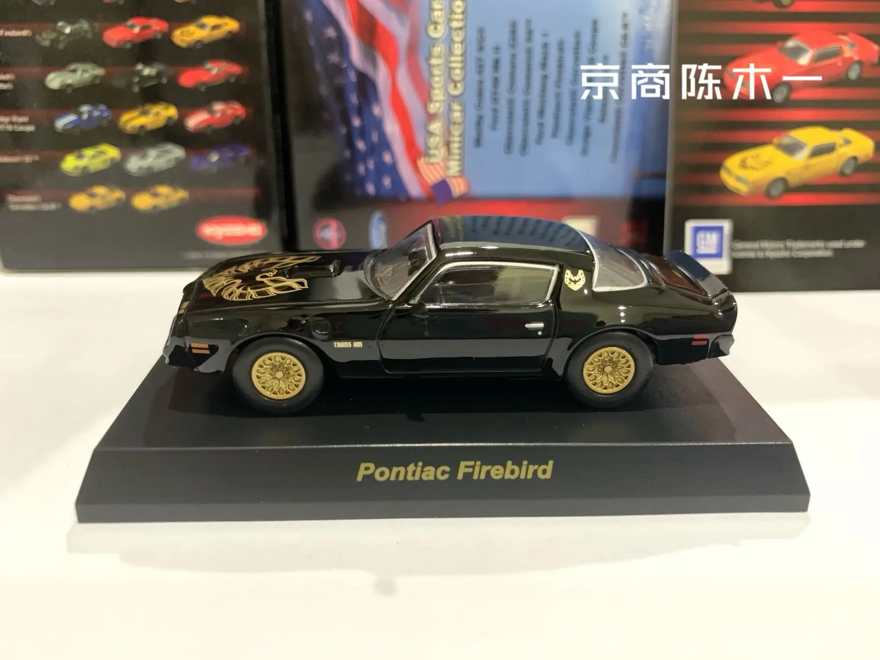 

1/64 KYOSHO Pontiac Firebird Коллекция литых под давлением сплавов, декоративная модель автомобиля, игрушки