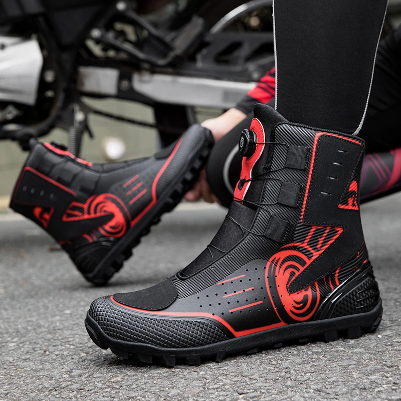 

Trail Mens High-top Cycling Shoes MTB Mountain Bike Winter Racing Sneaker Bicycl Unisex Zapatillas Ciclismo Mtb cycling shoesmtb