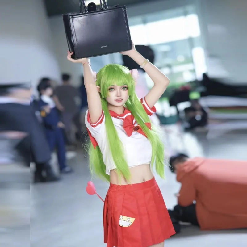 อะนิเมะยินดีต้อนรับสู่โรงเรียนปีศาจ Iruma-kun Valac Clara คอสเพลย์ชุดวิกผมรองเท้าผู้หญิงชุด JK อุปกรณ์เสริมผม Hallowmas