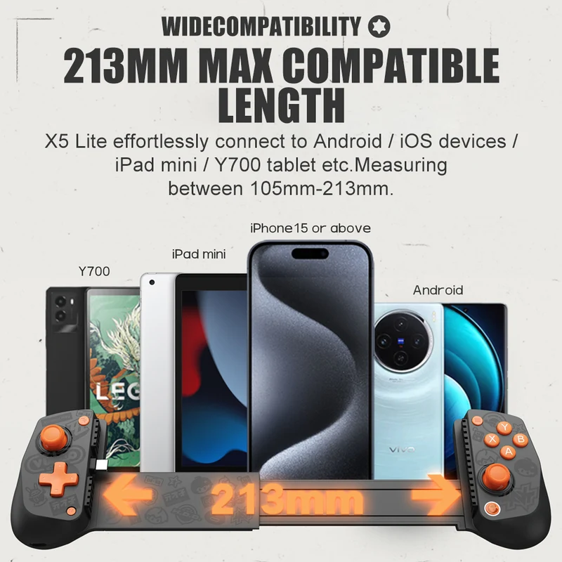 Gamepad Móvel GameSir X5 Lite Edição Zenless Zone Zero para iPhone — foto 3
