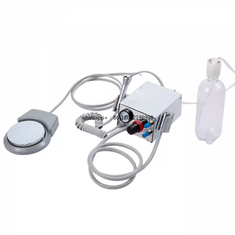 2/4-hole Teeth Whitening Dental Equipment Dental Turbine Unit Working with Air Compressor 3-way Syringe
