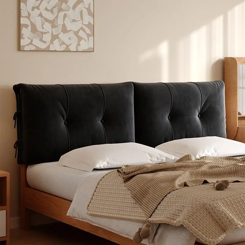 

bedside, cushion, soft bag, solid wood, bedroom, bed back, soft bag, pillow, anti-collision
