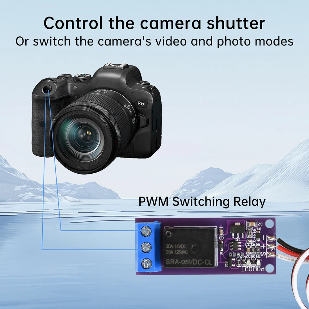 5-12V 20A PWM Relay Switch 1 C - đánh giá và giá Diy Kit Elektronik
