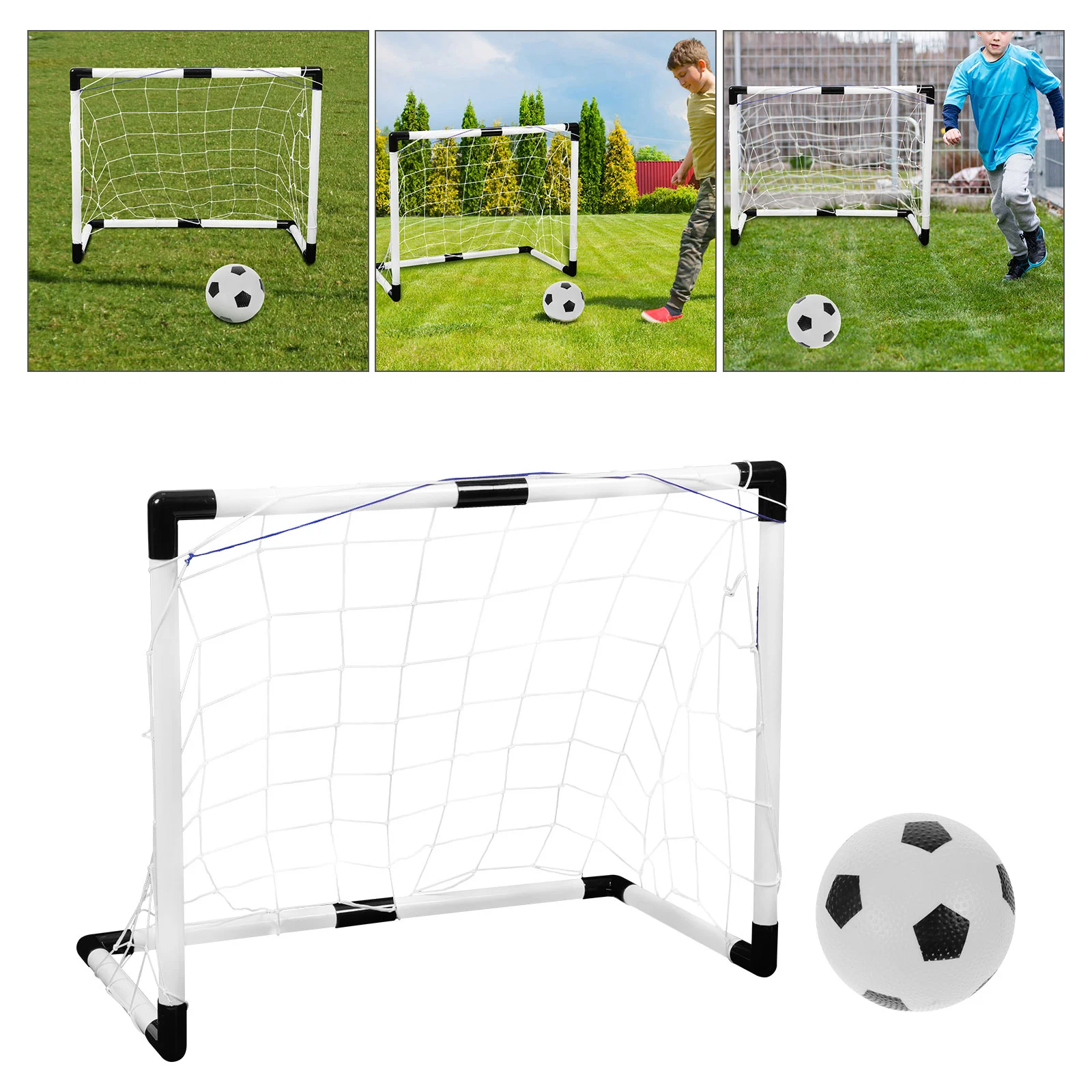 

Children's Football Goal Soccer Nets for Backyard Foosball Basketball Machine Training Equipment Plastic Kids