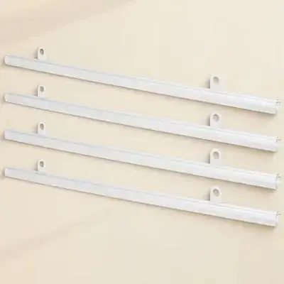 

10Pcs Multiuse PVC Poster Poles Secure Fixation Malls Supermarkets Advertisements Banners Hanging Display Plastic Poster Frame