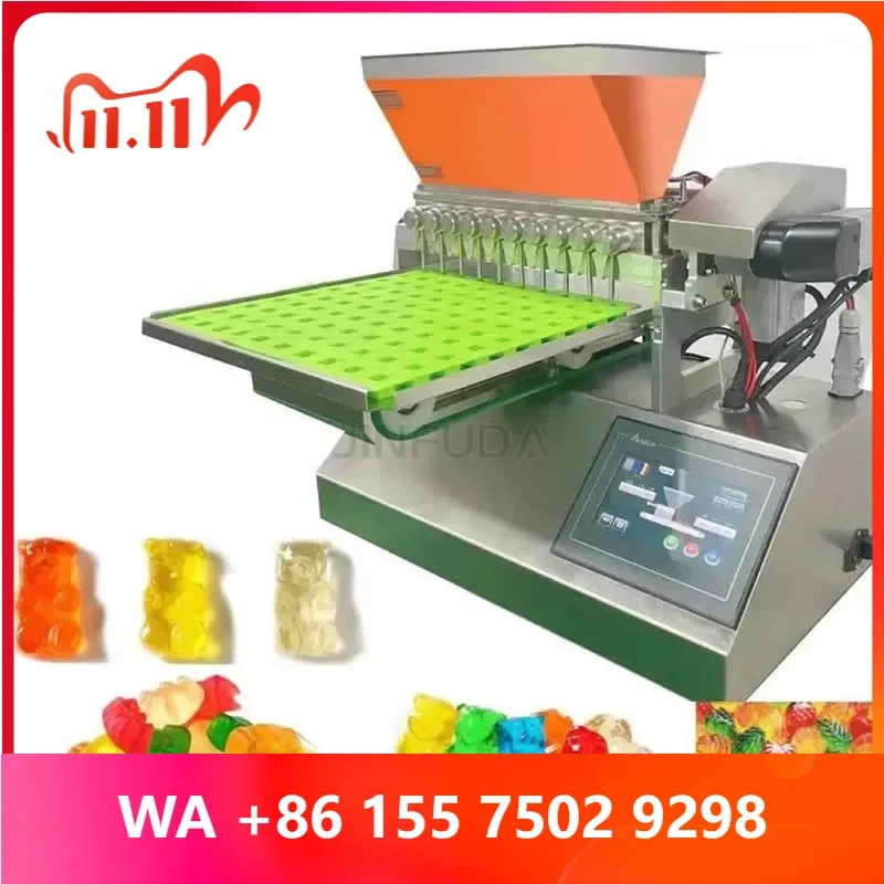 Multifunction Full Automatic Small Top Hard Chocolate Depositor hine Jel Gummy Candy Making