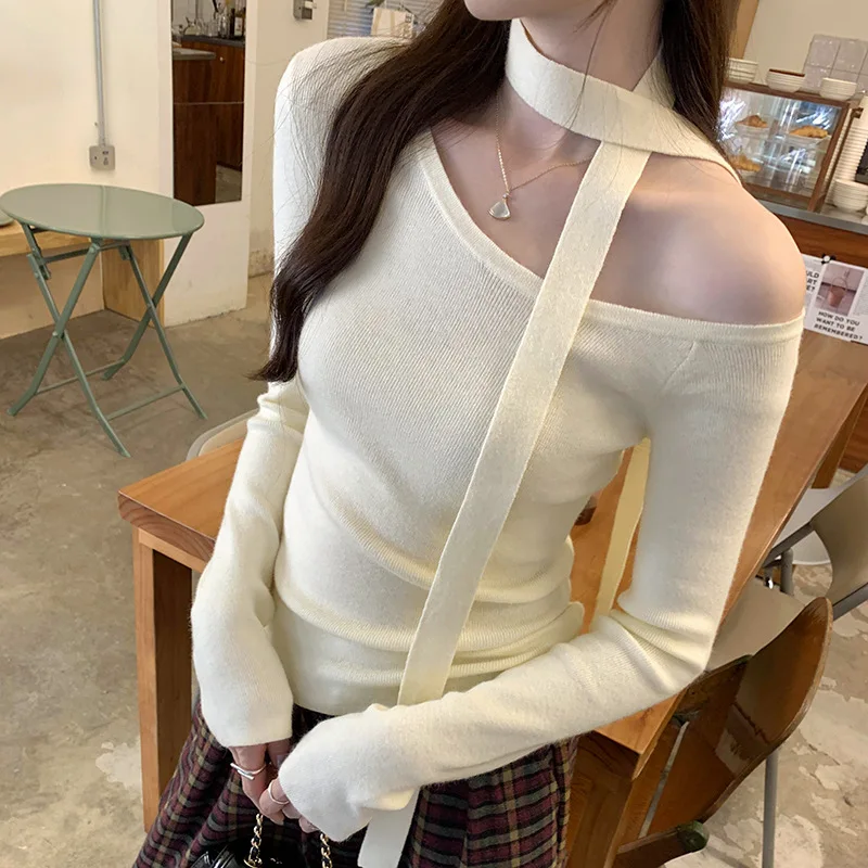 Off Shoulder T-Shirt Elegant Women'S Clothing Womens Chinoiserie Style Asian Oriental Fashion Cool Trendy Chic Casual Simple Ins