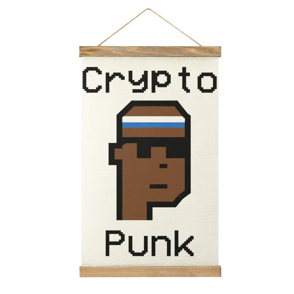 

Premium Cryptopunk Art for Sale Canvas Hanging Picture Wall Decoration Funny Novelty Restaurant Mural Style Decorate