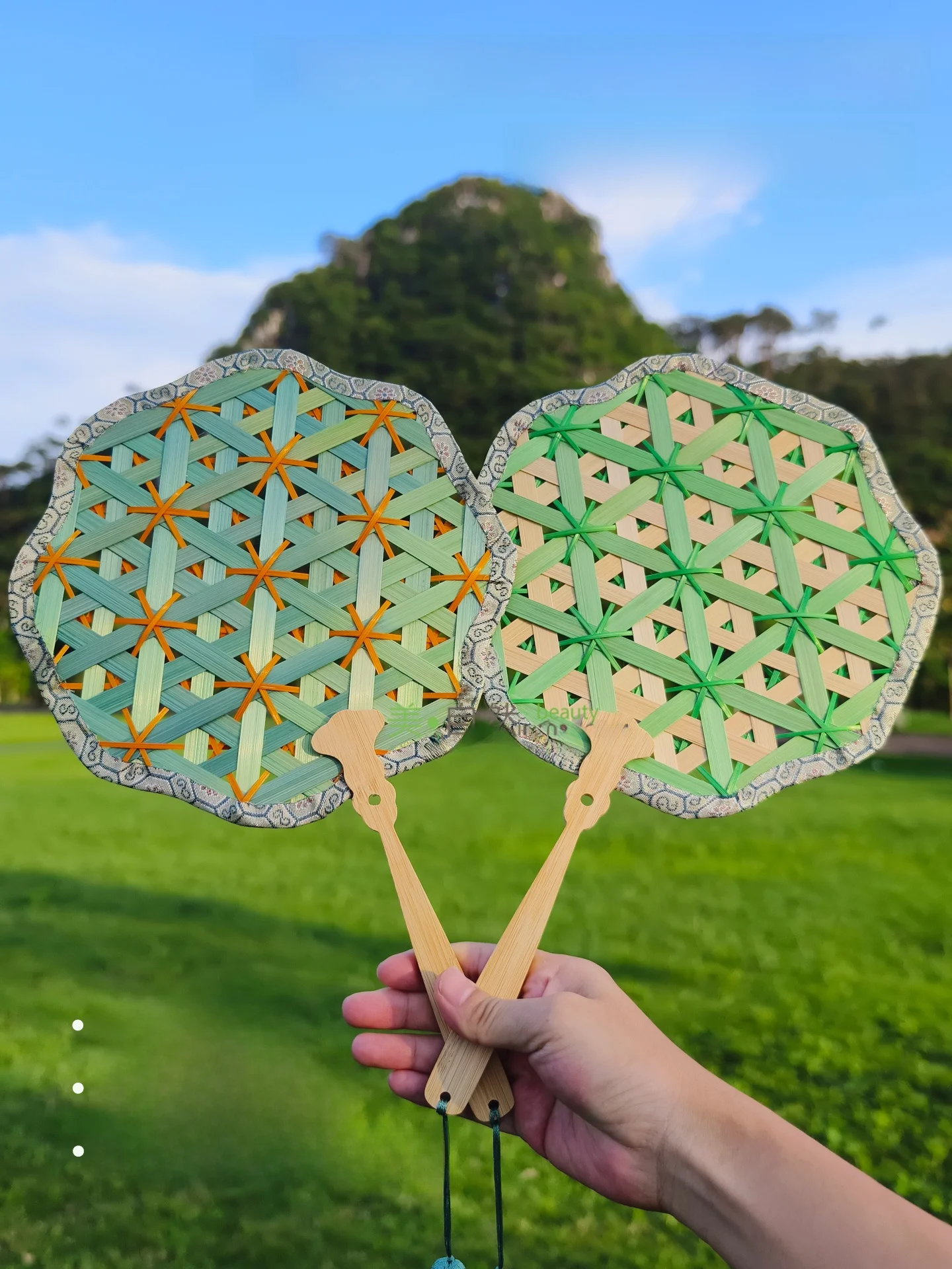 creative-handmade-bamboo-weaving-fan-material-kit-team-building-activity-gift-for-dragon-boat-festival-regional-craft