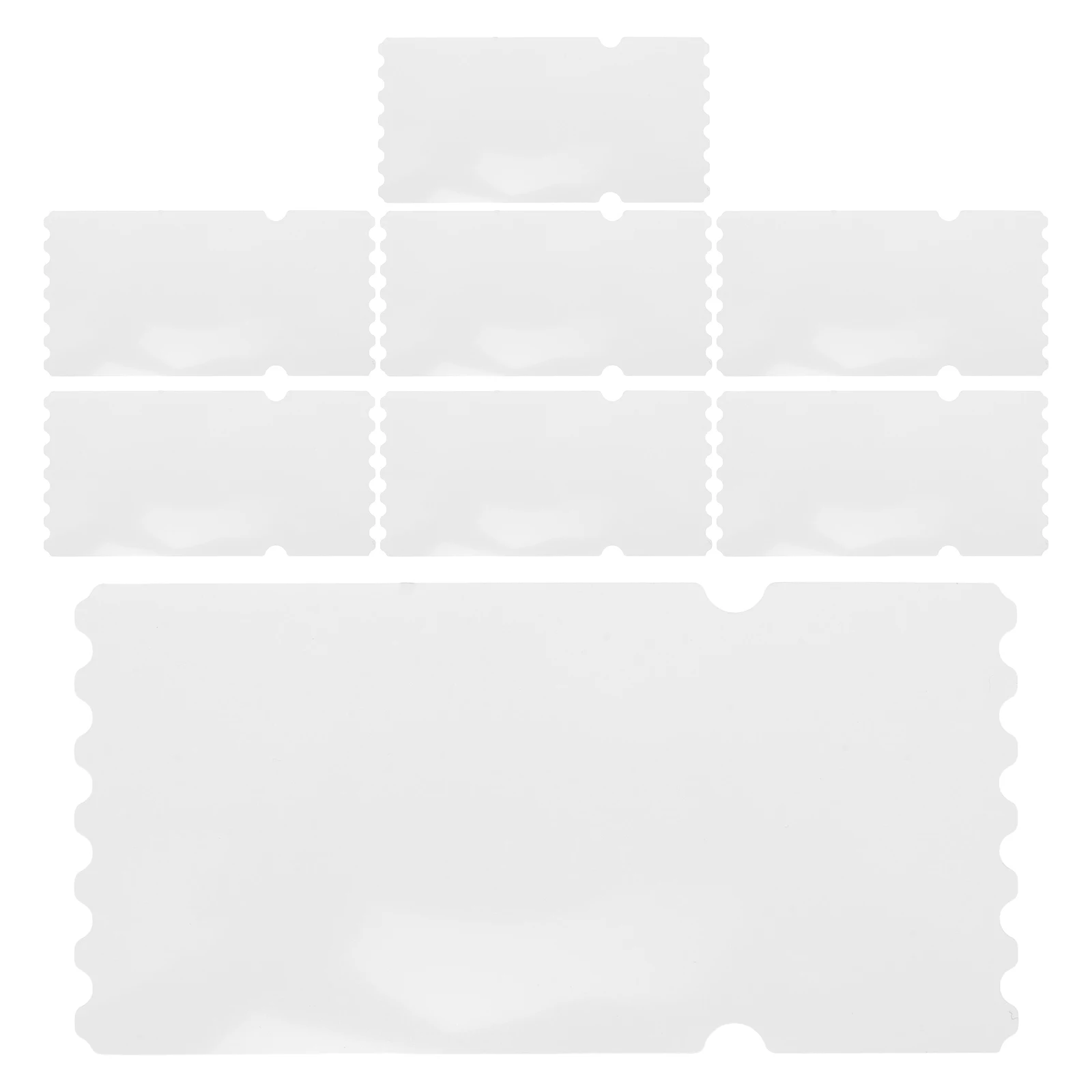 

8Pcs Heat Resistant Sublimation Craft Blank Tickets DIY Wedding Party Classroom Reward Printable Ticket Sheets 14x7 Cm