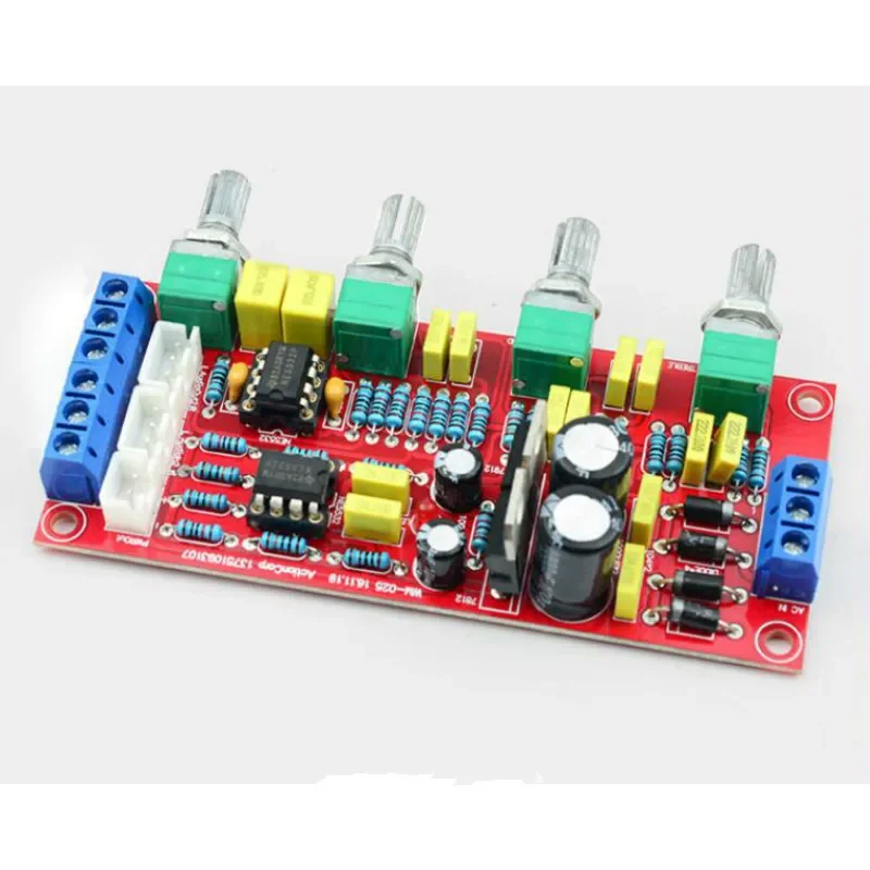 SOTAMIA NE5532 Amplifier Preamp Tone Board Volume Tone Control Preamplifier Board Adjustable Treble Midrange Bass EQ DIY