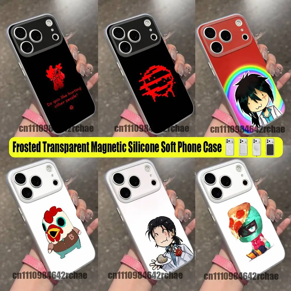 Чехол для телефона For Son Jacket Biker Hotline Miami для iPhone 15 12 11 14 13 16 17 E Pro Max Plus Mini Air с поддержкой MagSafe, прозрачный, магнитный.