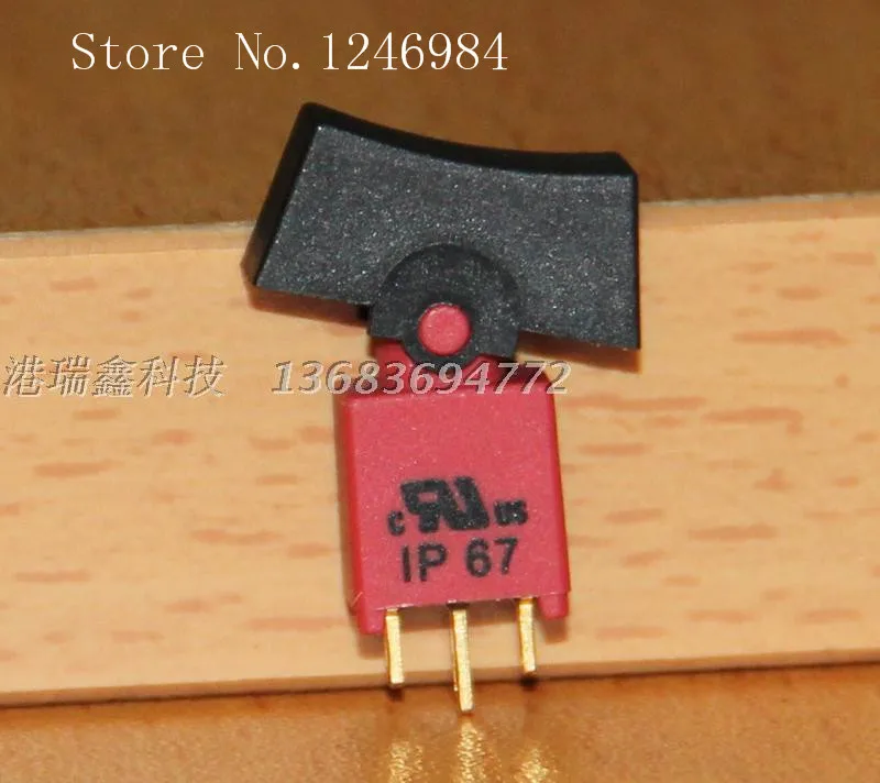 [SA]ER-4 single tripod two tranches small toggle waterproof IP67 rocker switch Q24 Taiwan Deli Wei 4AS1--50pcs/lot