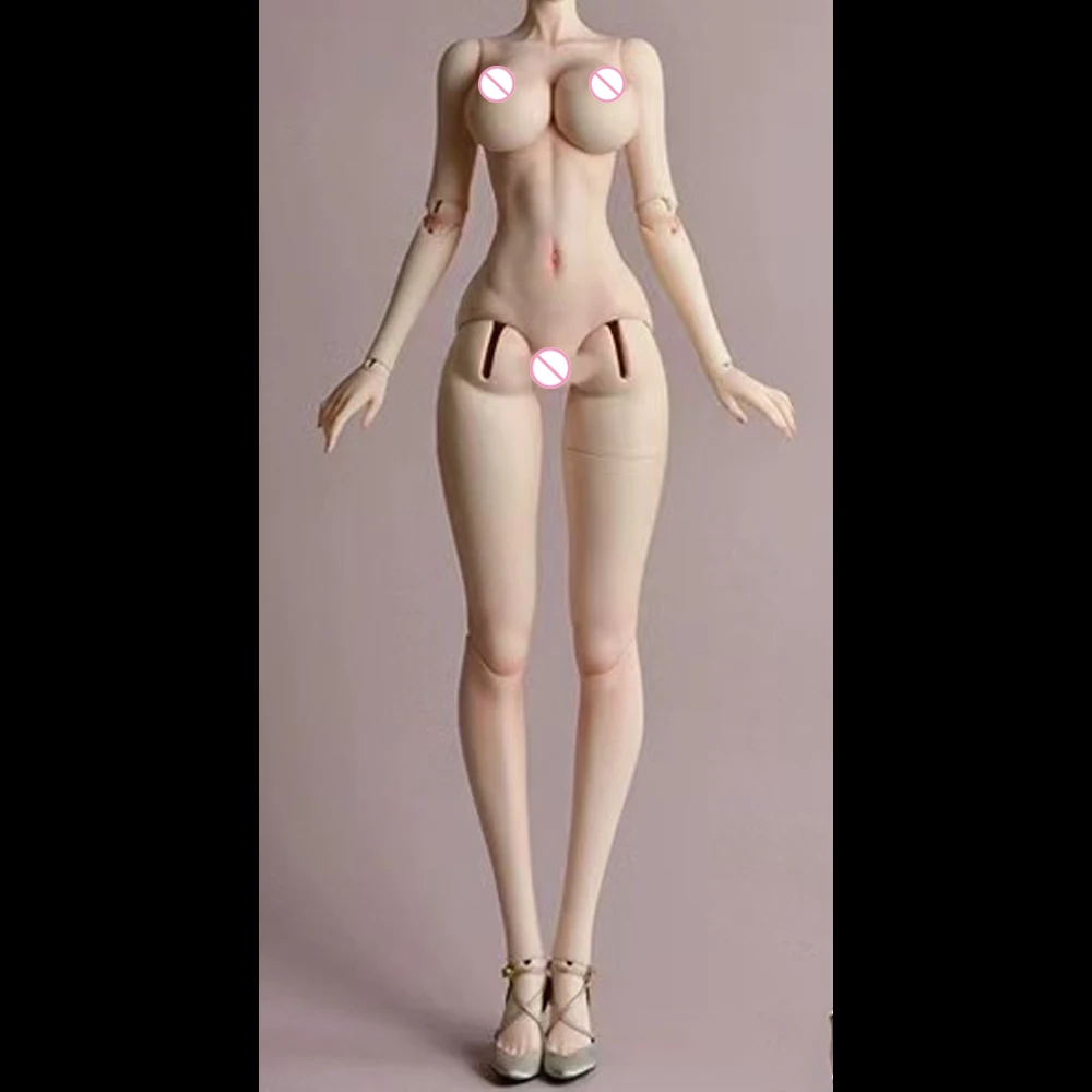 New 1/3 BJD Doll Body Girl Body Resin Ball Jointed Doll Big Breasted Girl Body DIY Doll Accessories For 1/3 BJD Doll Toys