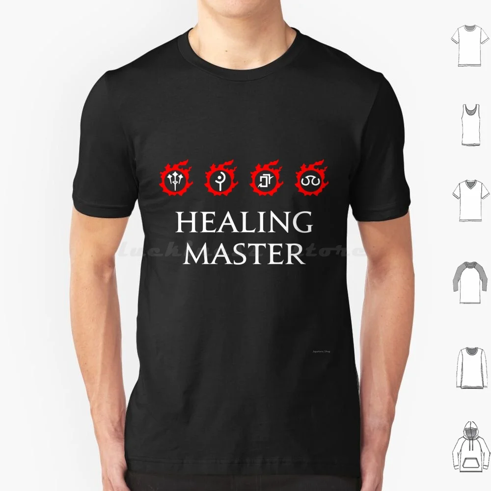 Healing Master For Ffxiv White Mages , Sages , Scholars And Astrologians T Shirt Cotton Men Women DIY Print Mmorpg Anime Online