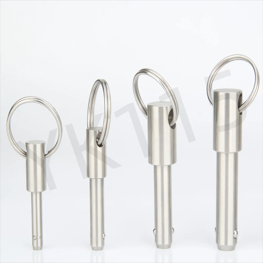 

Dia 5~25mm Usable length 10~100mm YK115 Quick Release Pin Spring Pins Stainless Steel Pin Ball Lock Pins