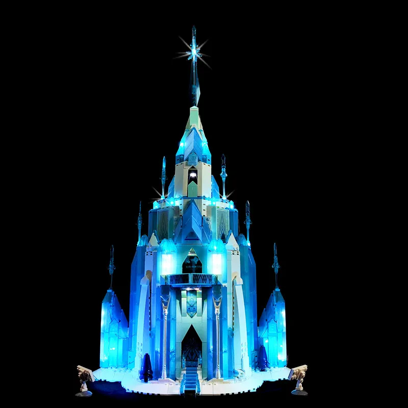 DIY LED Lighting Kit For Ice Castle Model 43197 Creative Building Blocks Accessory Light Set (Without Bricks Model)
