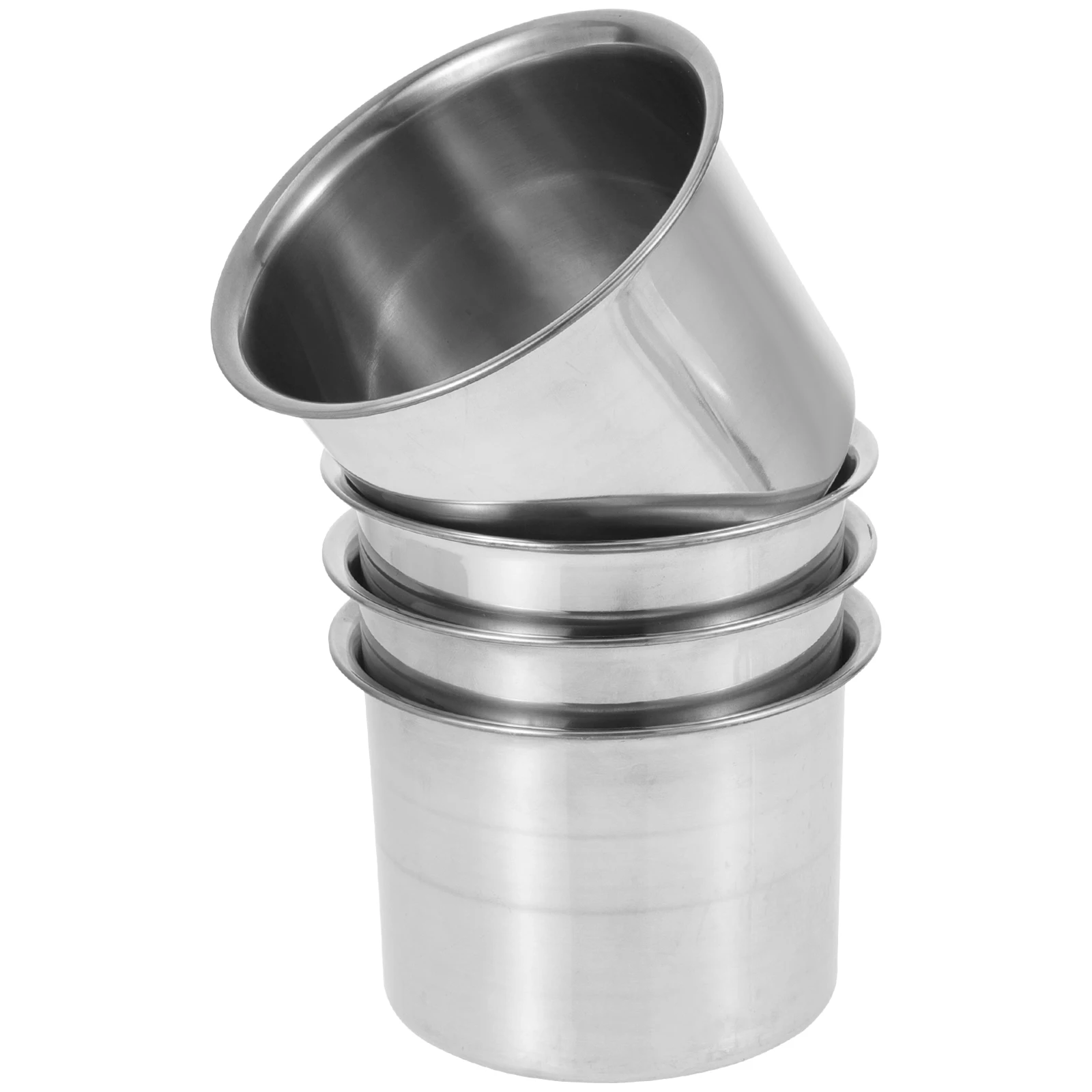 

4Pcs 201 Condiment Bottles Seasoning Jars Spice Seasoning Jars Containers Kitchen Bowls Stackable Salt Pepper Storage