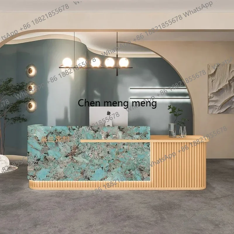 

Роскошная стойка ресепшн для салона, пюпитр для церкви, информационная стойка для бизнеса, современная офисная мебель