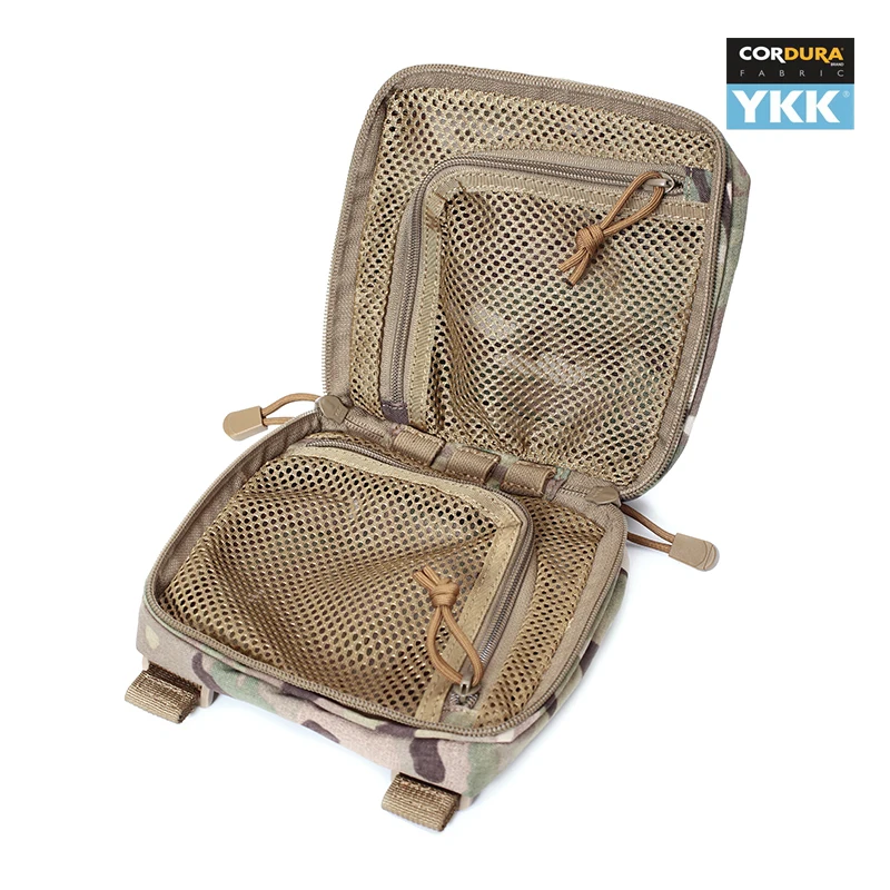 Bolsa de primeros auxilios médica táctica de nailon 500D para exteriores, bolsa de almacenamiento de suministros de emergencia MOLLE, bolsillos de