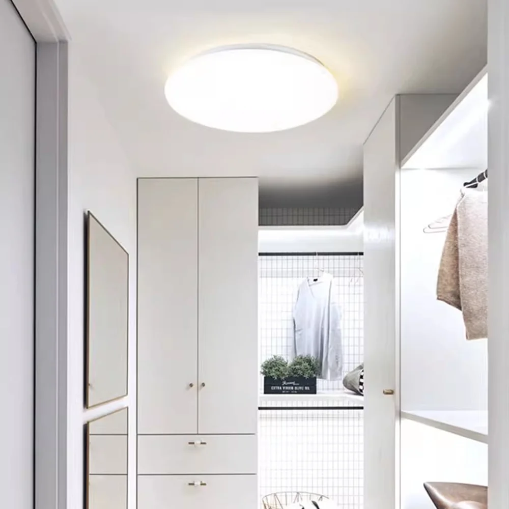 MANVIV RGB Colorful LED Lights for Room 24W Smart Ceiling Lamp Remote Control Modern Home Decoration Party 220V Light Fixture