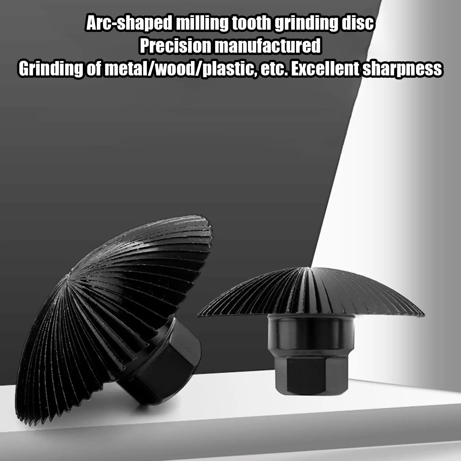 

Grinding Head Wood Carving Arc-Shaped Carbon Steel Polishing Angle Grinder Tool for Furniture Making Tool Repair Daily