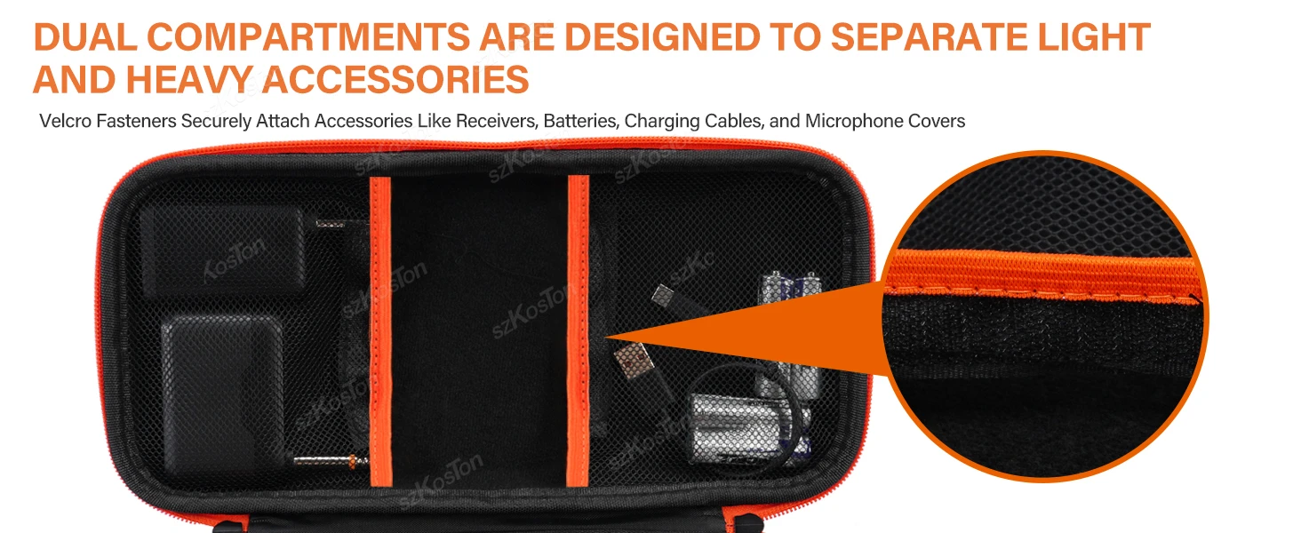 Estuche de Almacenamiento Portátil de Viaje, Ajustable, de Espuma DIY, para Micrófono Inalámbrico, Compatible con JBL 2 