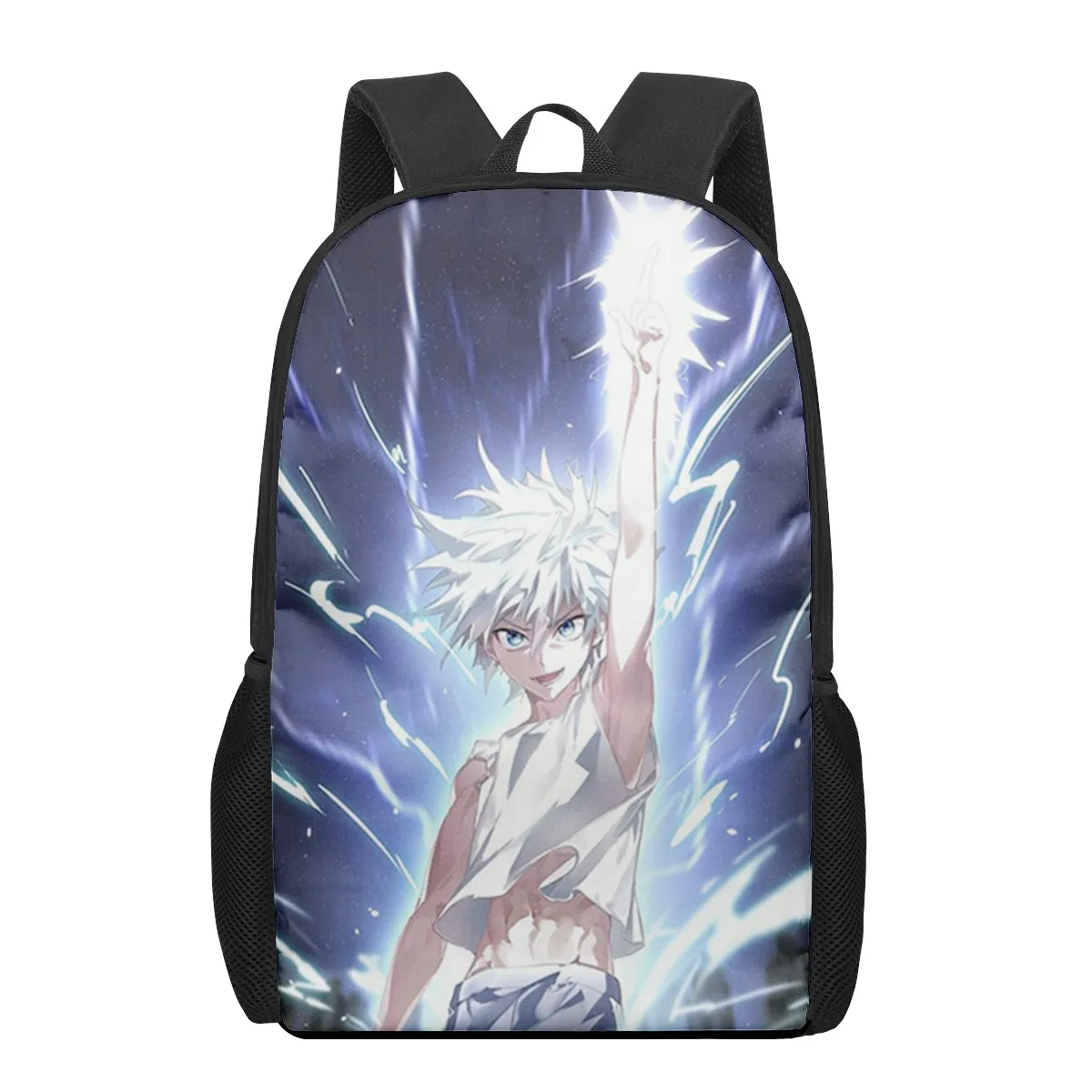 HUNTER HUNTER – sac d'école imprimé 3D Killua Zoldyck pour enfants, sac à dos pour écoliers, livres pour enfants, sac d'école drôle pour filles