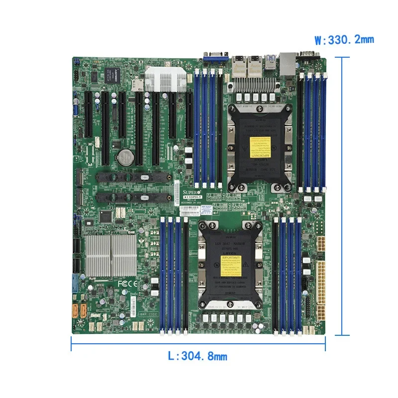 EPYC 7001/7002 Series Processor ECC DDR4 16 SATA3 Dual Gigabit Ethernet LAN Ports H11SSL-i for Supermicro A+ Motherboard