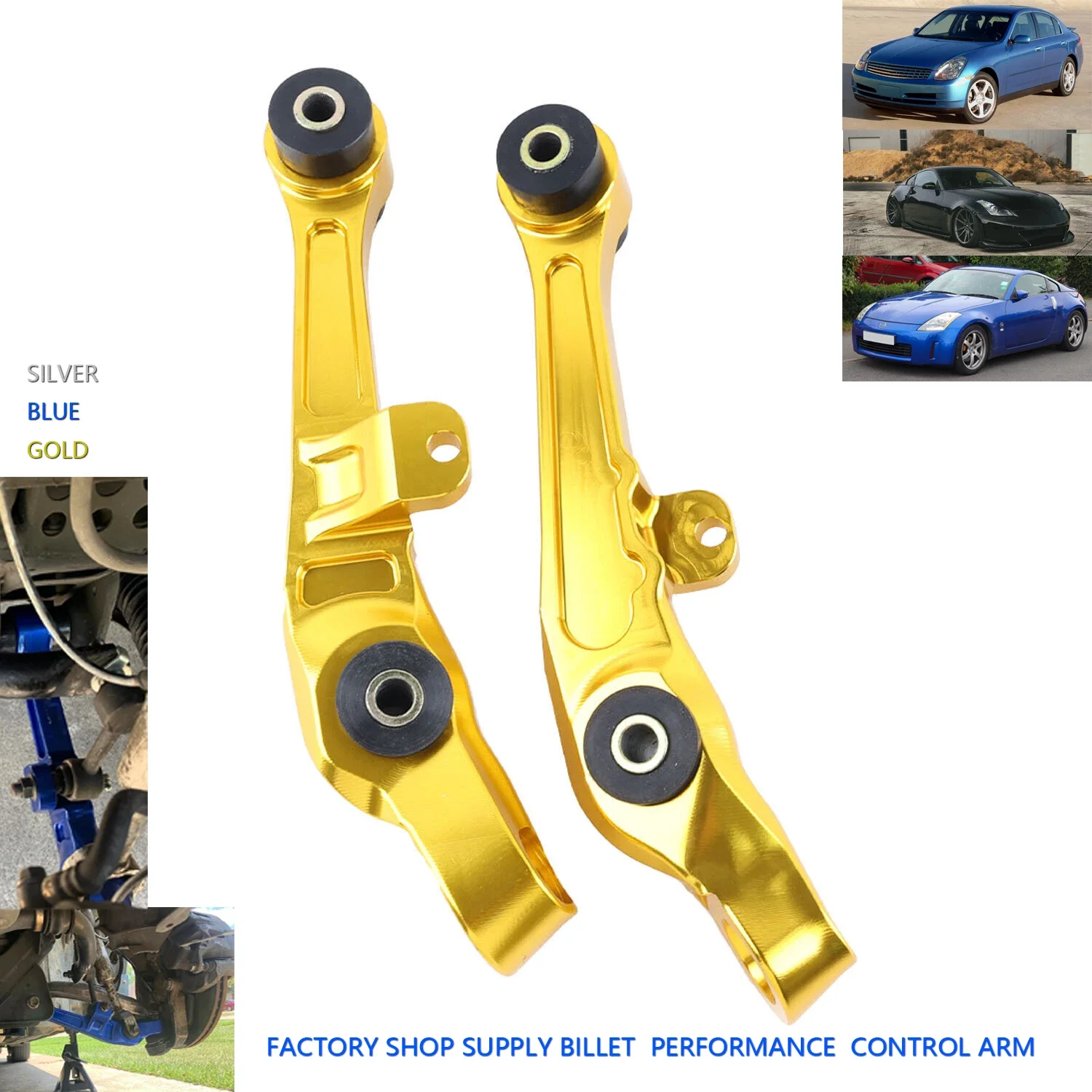 2x Forward Control Arm Front Lower Suspension performance for 03-07 Nissan 350Z Infiniti G35