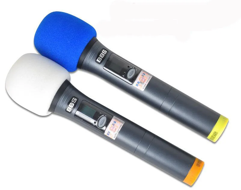 100pcs 두꺼운 마이크 폼 마이크 커버 전문 스튜디오 WindScreen 보호 그릴 쉴드 소프트 스폰지 마이크 캡