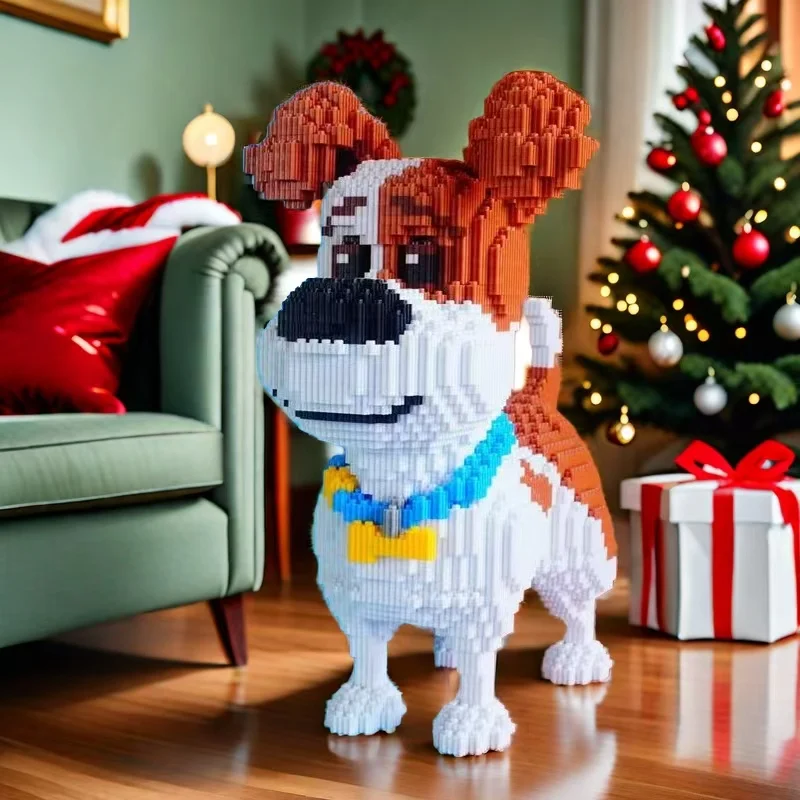 3685 Pieces of Mike Dog Building Blocks, Perfect Holiday and Birthday Gifts, Party Games, Office and Home Decoration view 6