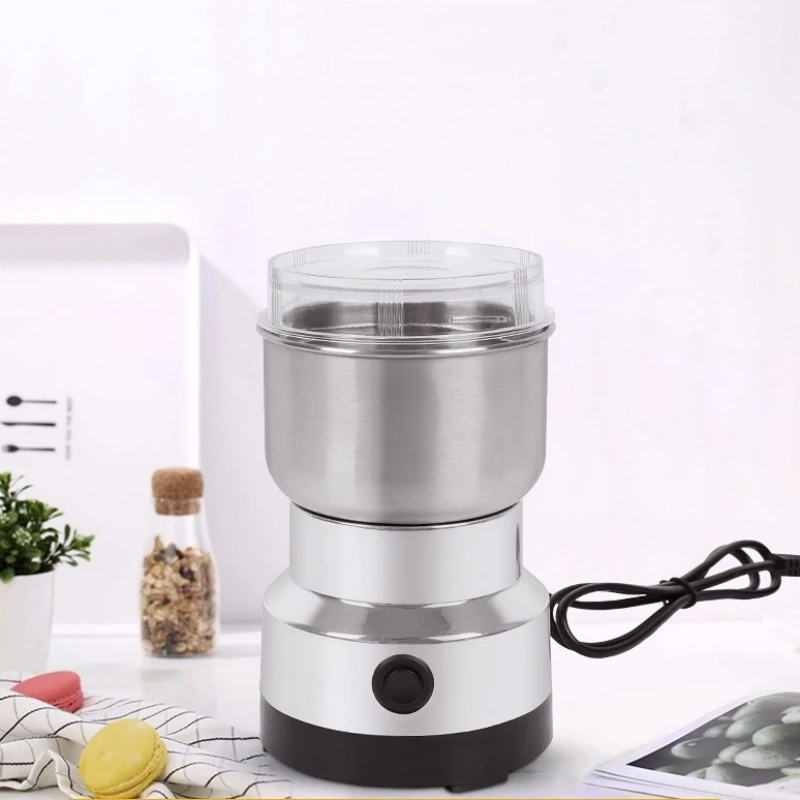 Mini Electric Grinder Household 300ml Ultrafine Baby Food Pulverizer Coffee Grinder Spice Pepper Grinder Grain Mill 4 Blades