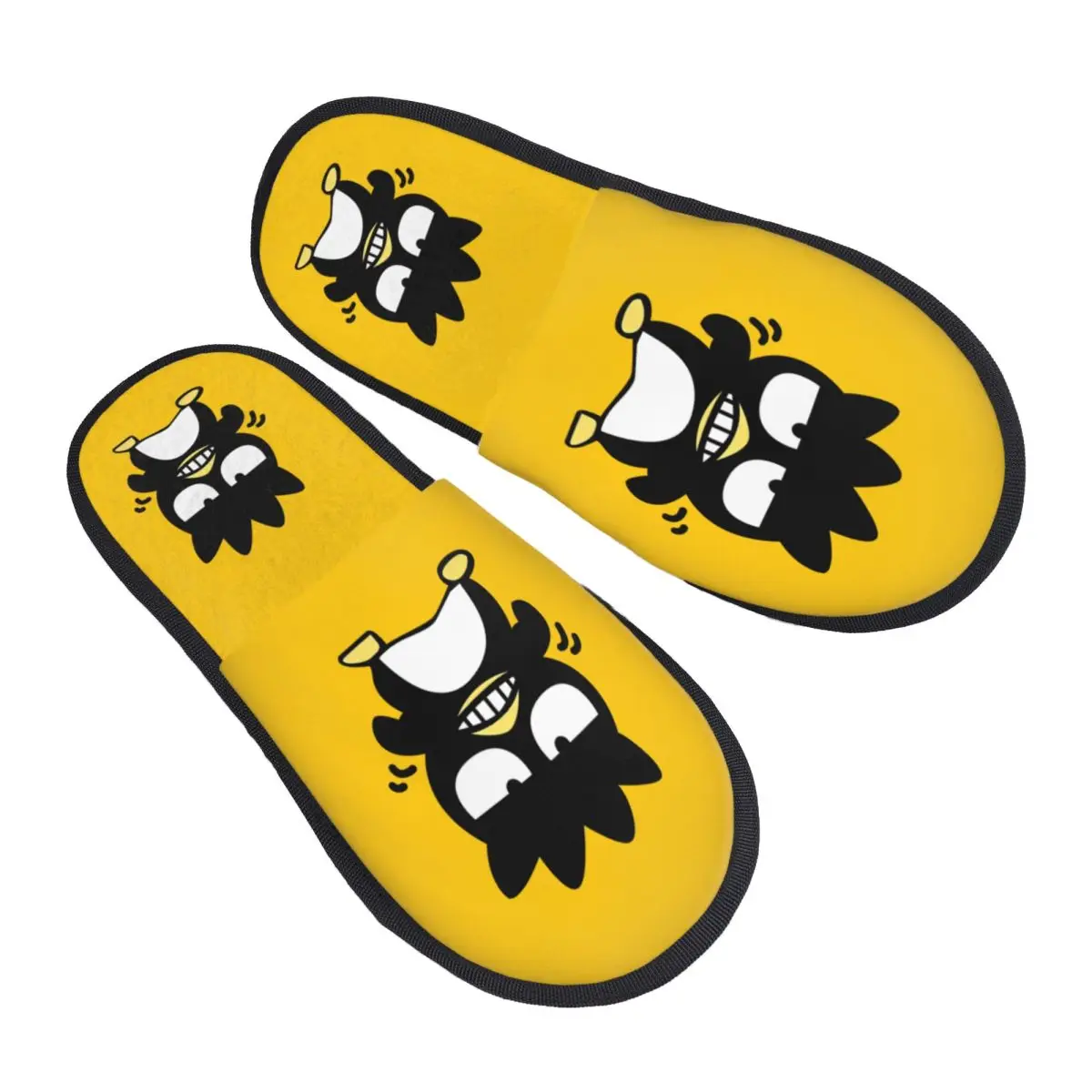 

Домашние тапочки BADBADTZ-MARU на заказ, женские удобные тапочки без шнуровки с эффектом памяти, крутые тапочки с пингвином для спальни