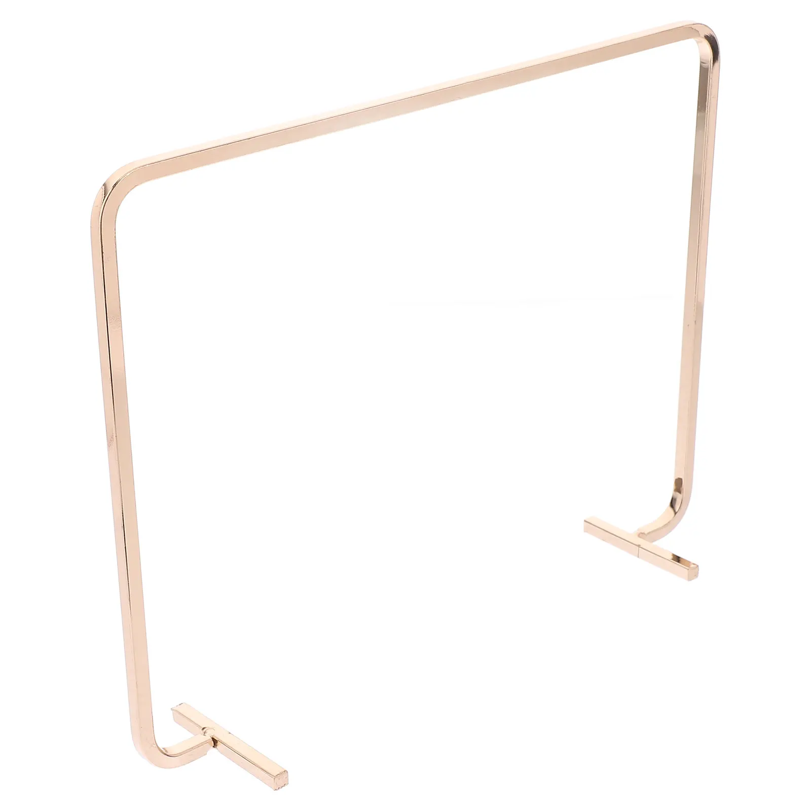 Desk Calendar Stand Mini Easel Display Beech Frame Iron Spacesaving Design Longlasting Metal Stability Flip Bracket Holder