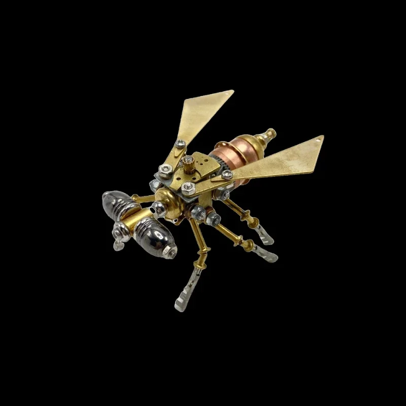 Big Bee Mechanical Metal Assembly Model 3D Stereoscopic DIY Puzzle Handmade Creative Ornament Male Gift Toy