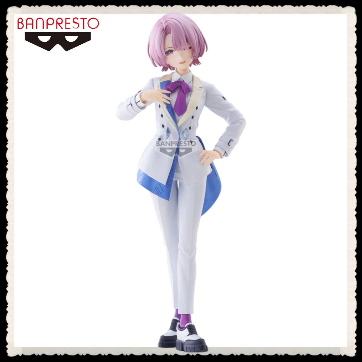 In Stock 100% Original Gakuen Idolmaster Arimura Mao 21cm Banpresto ESPRESTO Elegant Hues Suit Outfit Anime Character Figure