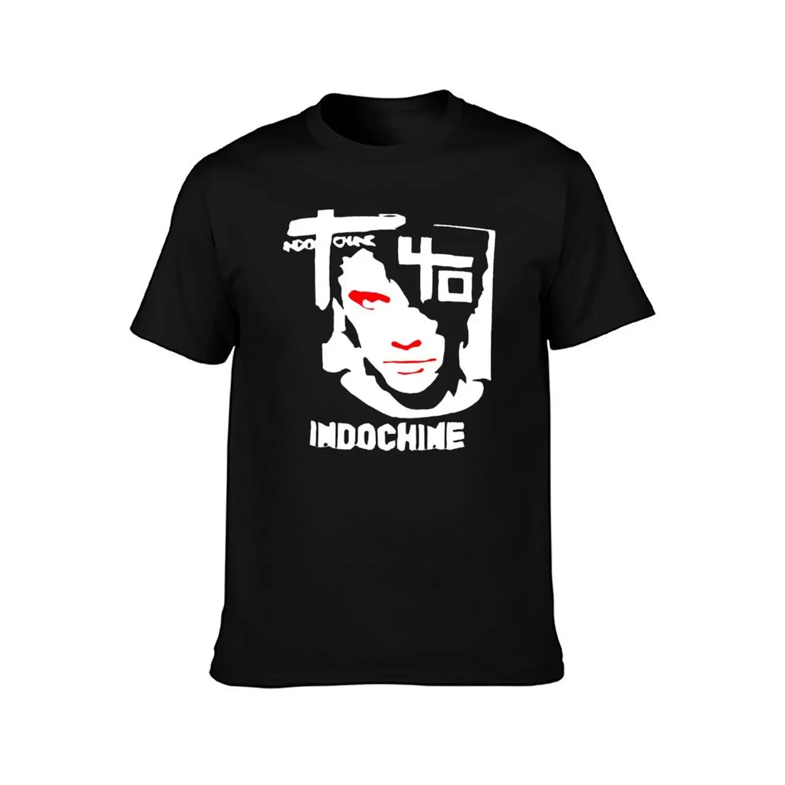 original of indochine T-Shirt, Summer Casual Cotton Tee, Oversized Streetwear Tops, Vintage Graphic Print, Unisex Men Women