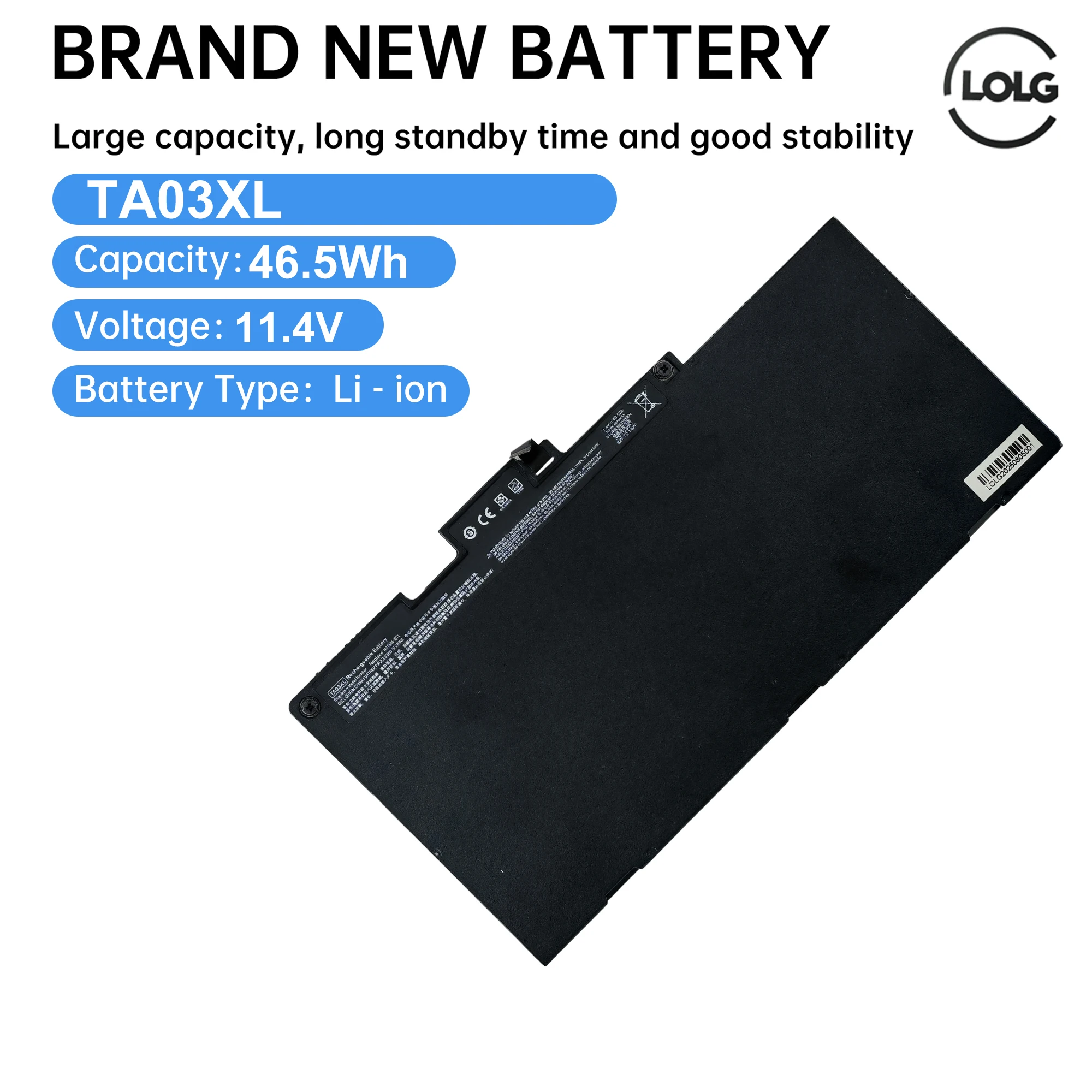 TA03XL Para HP EliteBook 755 840 848 850 G4 Série Bateria Do Portátil HSTNN-LB7J HSTNN-LB7L HSTNN-I75C-4 HSTNN-I75C-5 51Wh 11