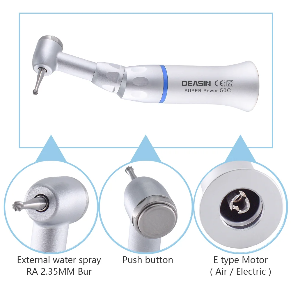 DEASIN Lab Equipment Micromotor Polisher Dental E-Type Micro Motor Plaster Grinding Polishing Handpiece Dentist Equipment Tool