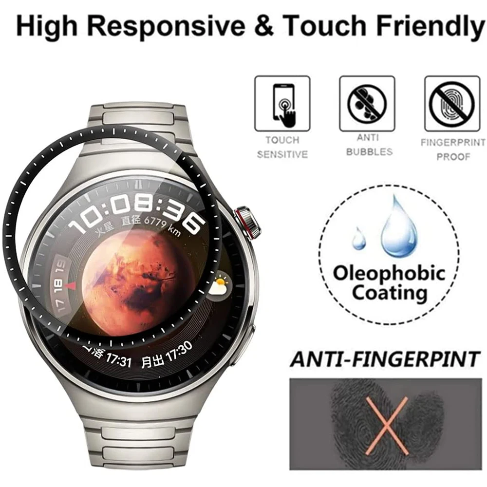 Película protectora completa para Huawei Watch 4 4pro, cubierta suave curvada compuesta 3D, película protectora de pantalla para reloj inteligente, no de vidrio, 1/5/10 Uds.
