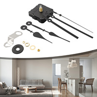 Quartz Movement Wall Clock DIY Quartz Wall Clocks Hands Long Spindle Mechanism Motor Movement Quartz Repair Kit