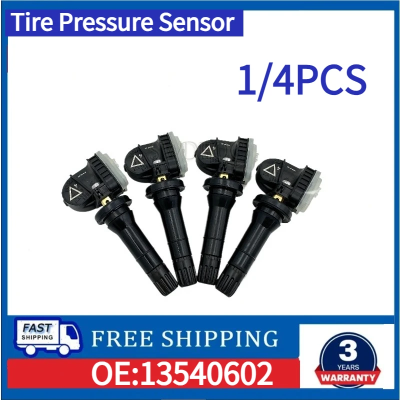 Tire Pressure Sensor 13540602 433Mhz TPMS Sensor For Cadillac CT6 XT5 Malibu GMC Terrain Opel Antara Viva Buick Enclave