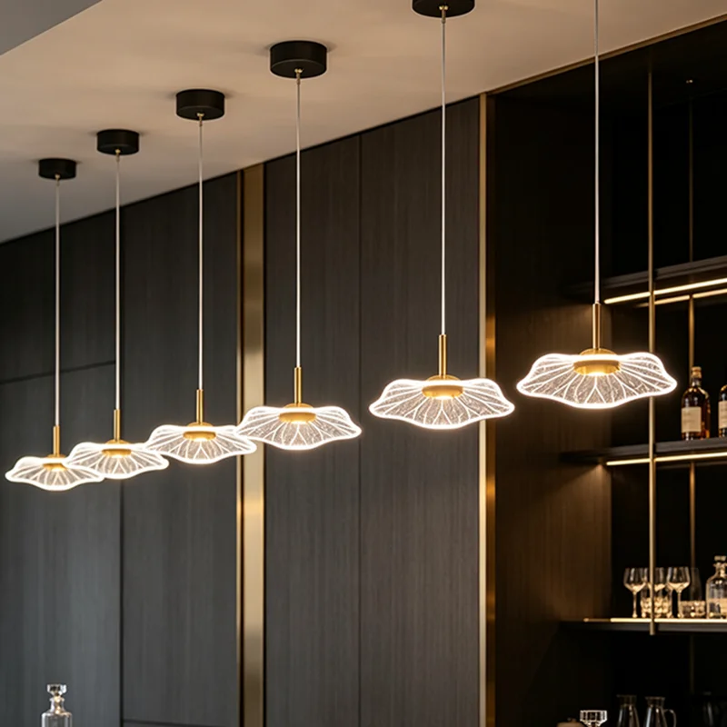 Modern LED pendant lights restaurant pendant lights indoor lighting intelligent applications lighting fixtures